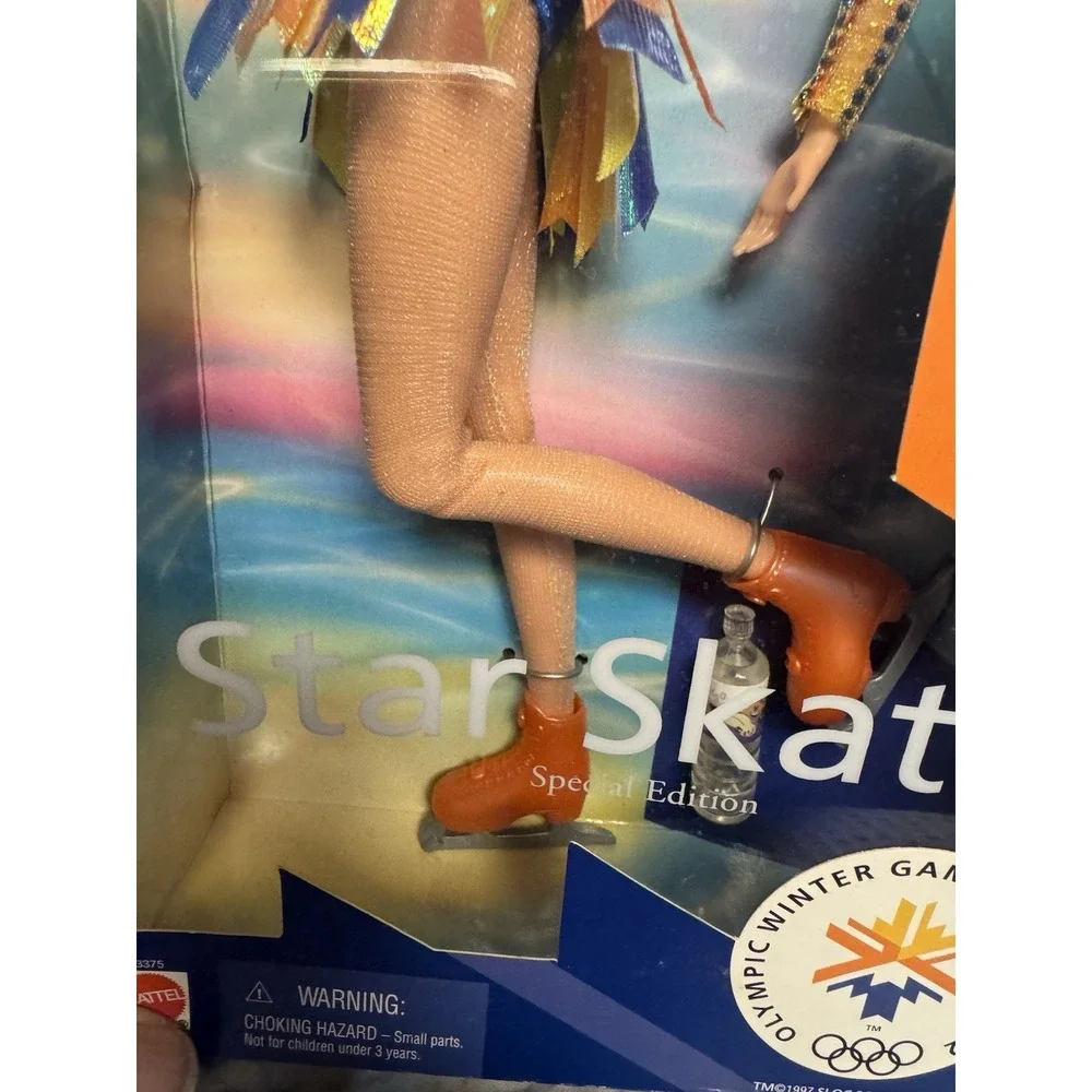 2002 Barbie Star Skater Twirl Spin Winter Olympics Salt Lake City SEALED #53375